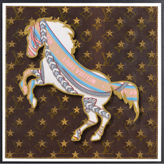 BANDANA BRONCO-LV BANNER PRINT-12"X12