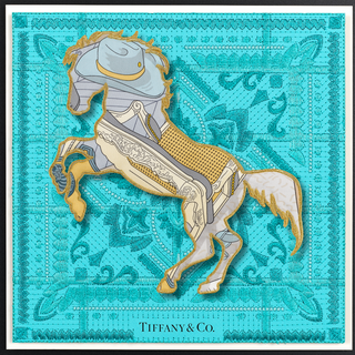 BANDANA BRONCO-HAT PRINT-12"X12