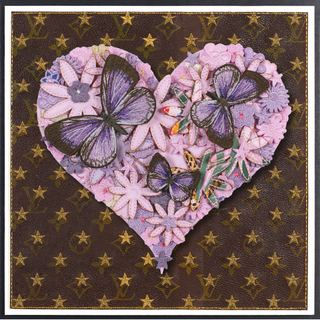 GYPSY HEART LAVENDER 12"X12"