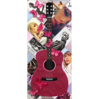 Taylor Swift Acoustic Glitter 12"x26"