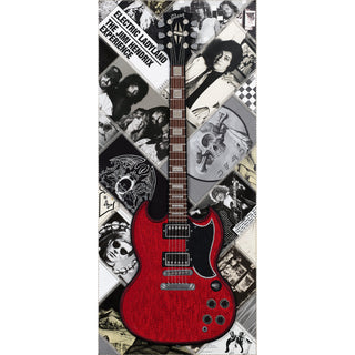 Classic Rock Red SG  12"x26"