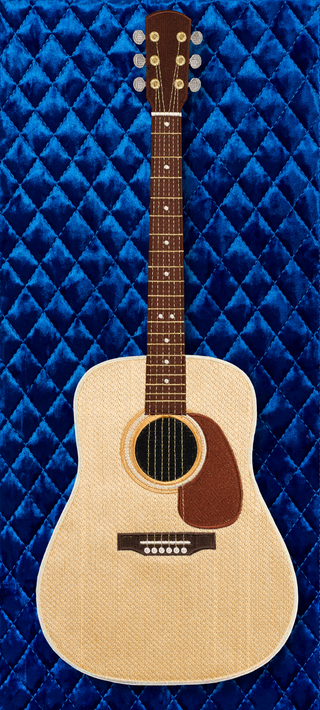 Acoustic with Quilted Background