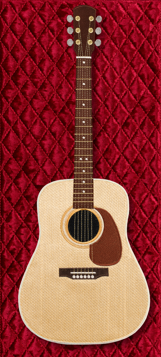 Acoustic with Quilted Background