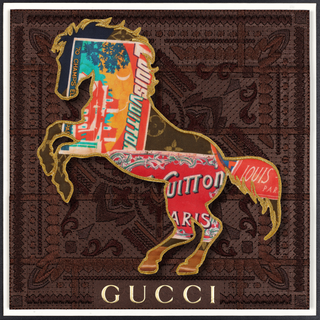 BANDANA BRONCO-VINTAGE LOUIS-12"X12