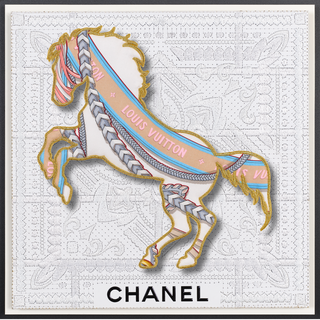 BANDANA BRONCO-LV BANNER PRINT-12"X12