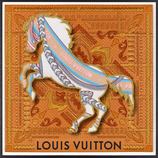 BANDANA BRONCO-LV BANNER PRINT-12"X12