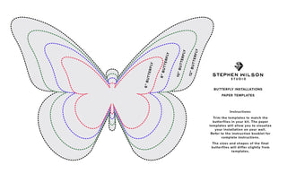 Butterfly Swarm Template Kit. - Stephen Wilson Studio