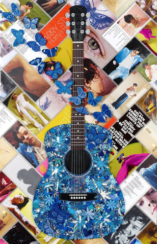 Custom Gypsy Guitar, Harry Styles Album Version 26"x40" - Stephen Wilson Studio