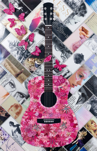 Custom Taylor Swift Gypsy Guitar 26"x40" - Stephen Wilson Studio