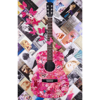 Custom Taylor Swift Gypsy Guitar 26"x40" - Stephen Wilson Studio