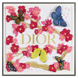 Dior White Cherry Blossoms 12"x12" - Stephen Wilson Studio