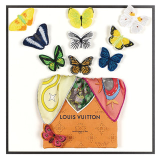 Louis Vuitton Butterfly Surprise 12"x12" - Stephen Wilson Studio