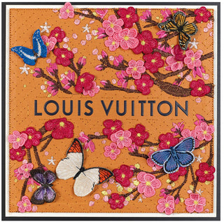 Louis Vuitton Cherry Blossoms 12"x12" - Stephen Wilson Studio