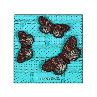 Petite Butterfly Swarm 5"x5" - Stephen Wilson Studio