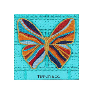 Petite Painted Butterfly 5"x5" - Stephen Wilson Studio