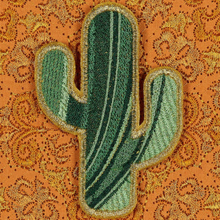 Petite Painted Cactus 5"x5" - Stephen Wilson Studio