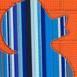 Pop Striped Duck 12"x12" - Stephen Wilson Studio