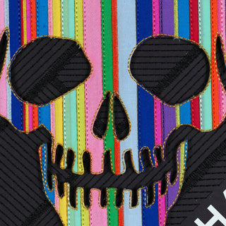 Pop Striped Skull 12"x12" - Stephen Wilson Studio