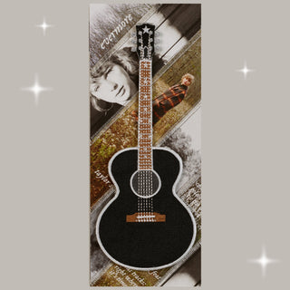 Taylor Swift Evermore Guitar Petite 5"x12" - Stephen Wilson Studio