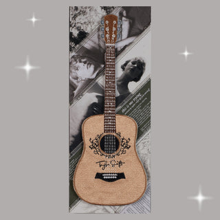 Taylor Swift Folklore Guitar Petite 5"x12" - Stephen Wilson Studio