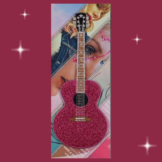 Taylor Swift Lover Guitar Petite 5"x12" - Stephen Wilson Studio