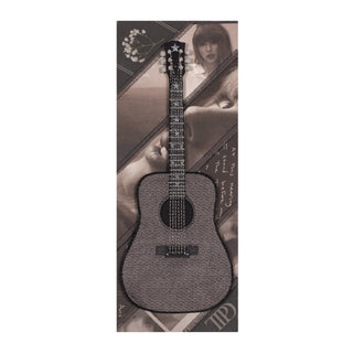 Taylor Swift Tortured Poets Department Guitar Petite - The Black Dog 5"x12" - Stephen Wilson Studio