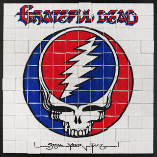 The Grateful Dead, Steal Your Face 26x26 Mosaic - Stephen Wilson Studio