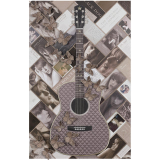 The Tortured Poets Department Guitar 26"x40" - Stephen Wilson Studio