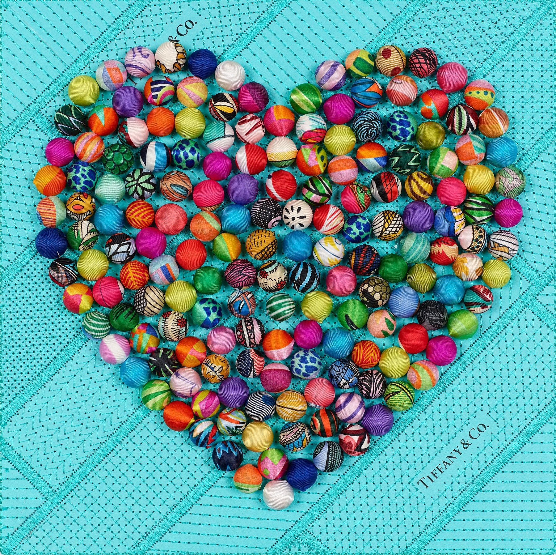 Mini Pom Pom Heart Canvas Kit/ 6 Count or 12 Count